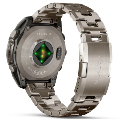 Смарт-часы Garmin fenix 8 47mm, AMOLED, Saph, Ti/Bare/Graphite w/TiBand,Excl, GPS (010-02904-40) [010-02904-40-B] — фото 6