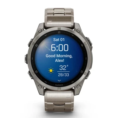 Смарт-часы Garmin fenix 8 47mm, AMOLED, Saph, Ti/Bare/Graphite w/TiBand,Excl, GPS (010-02904-40) [010-02904-40-B] — фото 10