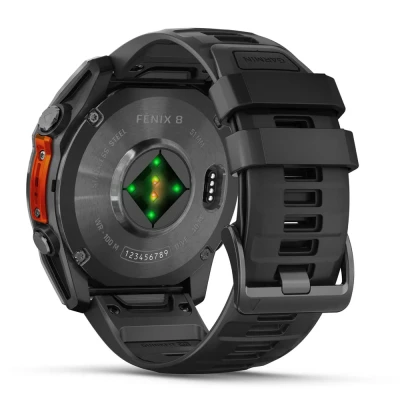 Смарт-годинник Garmin fenix 8 51mm, AMOLED, Glass/SS, SlateGray Steel/Black,BlkBnd, GPS (010-02905-00) [010-02905-00-B] — фото 6