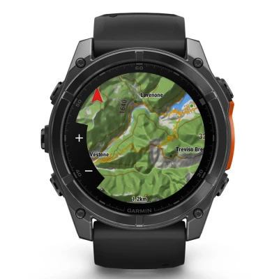 Смарт-годинник Garmin fenix 8 51mm, AMOLED, Glass/SS, SlateGray Steel/Black,BlkBnd, GPS (010-02905-00) [010-02905-00-B] — фото 8