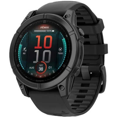 Смарт-годинник Garmin fenix E, 47mm, Slate Gray Steel/Black, GPS