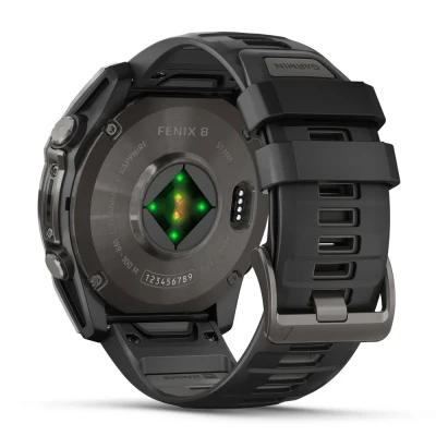 Смарт-часы Garmin fenix 8 51mm,AMOLED,Saph,CrbnGryTi/Blk,Blk/PebbleGryBnd (010-02905-21) [010-02905-21-B] — фото 6