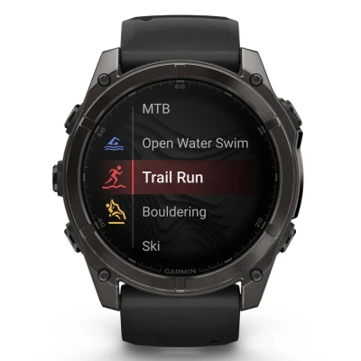Смарт-часы Garmin fenix 8 51mm,AMOLED,Saph,CrbnGryTi/Blk,Blk/PebbleGryBnd (010-02905-21) [010-02905-21-B] — фото 7