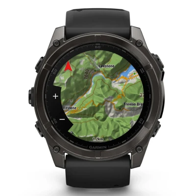 Смарт-часы Garmin fenix 8 51mm,AMOLED,Saph,CrbnGryTi/Blk,Blk/PebbleGryBnd (010-02905-21) [010-02905-21-B] — фото 9