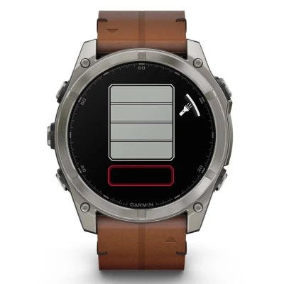 Смарт-часы Garmin fenix 8 51mm,AMOLED,Sapphire, Bare Ti, Blk/Chsnt Lthr (010-02905-40) [010-02905-40-B] — фото 7