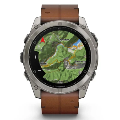 Смарт-часы Garmin fenix 8 51mm,AMOLED,Sapphire, Bare Ti, Blk/Chsnt Lthr (010-02905-40) [010-02905-40-B] — фото 10