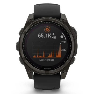 Смарт-годинник Garmin fenix 8 47mm,Saph Solar,CrbnGry Ti/Blk,Blk/PblGryBnd (010-02906-11) [010-02906-11-B] — фото 8