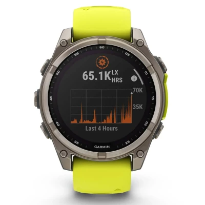 Смарт-часы Garmin fenix 8 47mm,Saph Solar, BareTi/Graphite,AmpYe/GrphBnd (010-02906-21) [010-02906-21-B] — фото 9