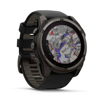 Смарт-часы Garmin fenix 8 51mm,Saph Solar,CrbnGry Ti/Blk,Blk/PblGryBnd (010-02907-11) [010-02907-11-B] — фото 3