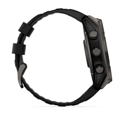 Смарт-годинник Garmin fenix 8 51mm,Saph Solar,CrbnGry Ti/Blk,Blk/PblGryBnd (010-02907-11) [010-02907-11-B] — фото 5