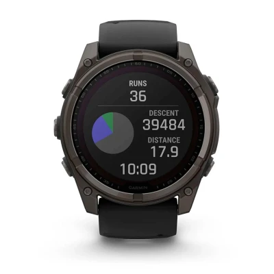 Смарт-часы Garmin fenix 8 51mm,Saph Solar,CrbnGry Ti/Blk,Blk/PblGryBnd (010-02907-11) [010-02907-11-B] — фото 9