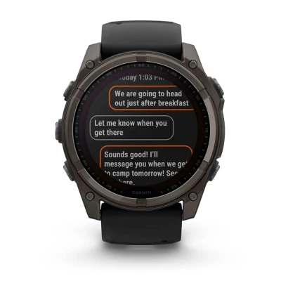 Смарт-годинник Garmin fenix 8 51mm,Saph Solar,CrbnGry Ti/Blk,Blk/PblGryBnd (010-02907-11) [010-02907-11-B] — фото 10