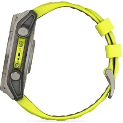 Смарт-годинник Garmin fenix 8 51mm,Saph Solar, BareTi/Graphite,AmpYe/GrphBnd (010-02907-21) [010-02907-21-B] — фото 5
