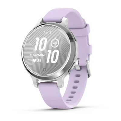 Смарт-годинник Garmin Lily 2 Active, Silver/Jasmine Purple, Silicone, (010-02891-01) [010-02891-01-B]