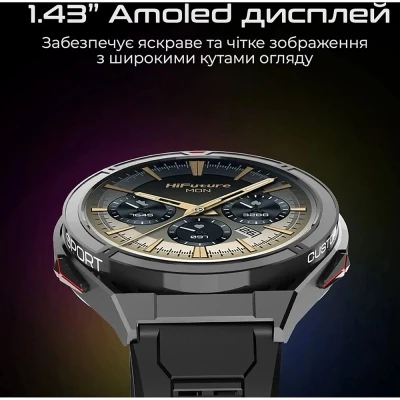 Смарт-годинник HiFuture active black-yellow (active.black-yellow) [active.black-yellow-B] — фото 4
