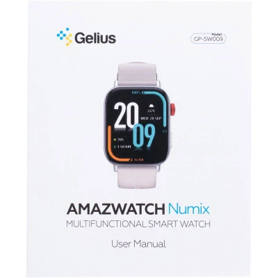 Смарт-годинник Gelius Pro GP-SW009 (Amazwatch Numix) Black (2099900996863) [2099900996863-B] — фото 8