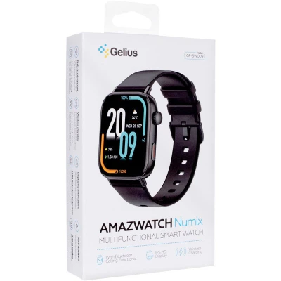 Смарт-годинник Gelius Pro GP-SW009 (Amazwatch Numix) Black (2099900996863) [2099900996863-B] — фото 9
