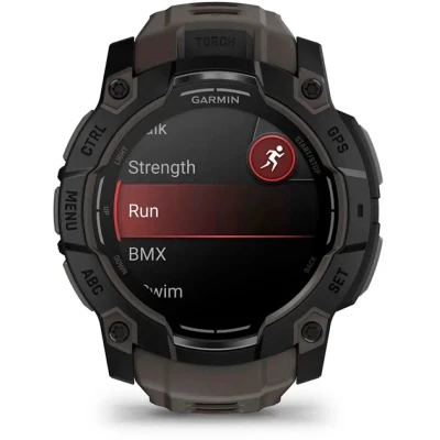 Смарт-годинник Garmin Instinct 3, 50mm, AMOLED, Black Bezel with Charcoal Band, GPS (010-03020-00) [010-03020-00-B] — фото 4