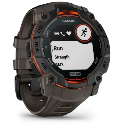 Смарт-годинник Garmin Instinct 3, 50mm, Solar, Black Bezel with Charcoal Band, GPS (010-02935-00) [010-02935-00-B] — фото 3