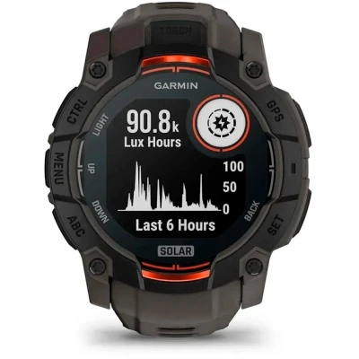 Смарт-годинник Garmin Instinct 3, 50mm, Solar, Black Bezel with Charcoal Band, GPS (010-02935-00) [010-02935-00-B] — фото 4