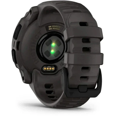 Смарт-часы Garmin Instinct E, 40 mm, Black Bezel with Charcoal Band, GPS смарт-годинник (010-02932-00) [010-02932-00-B] — фото 4
