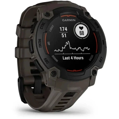 Смарт-часы Garmin Instinct E, 45 mm, Black Bezel with Charcoal Band, GPS смарт-годинник (010-02933-00) [010-02933-00-B] — фото 3