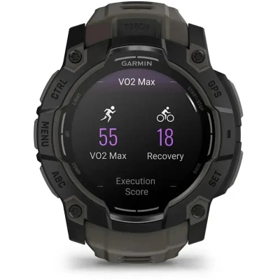 Смарт-годинник Garmin Instinct 3, Tactical, AMOLED, 50mm, Black, GPS (010-03020-50) [010-03020-50-B] — фото 7