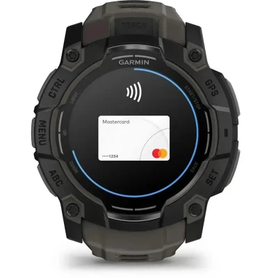 Смарт-годинник Garmin Instinct 3, Tactical, AMOLED, 50mm, Black, GPS (010-03020-50) [010-03020-50-B] — фото 9