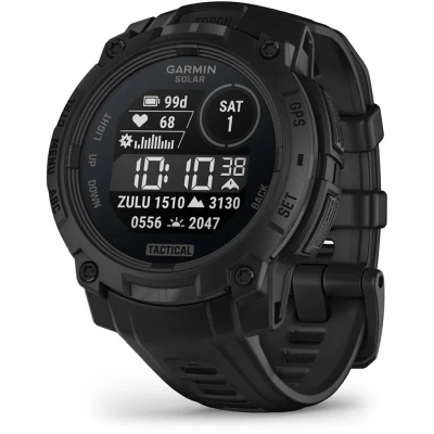 Смарт-годинник Garmin Instinct 3, Tactical, Solar, 45mm, Black, GPS смарт-годинник