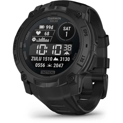 Смарт-годинник Garmin Instinct 3, Tactical, Solar, 50mm, Black,GPS смарт-годинник (010-02935-50) [010-02935-50-B]