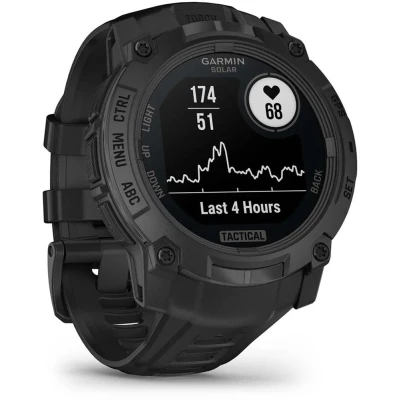 Смарт-годинник Garmin Instinct 3, Tactical, Solar, 50mm, Black,GPS смарт-годинник (010-02935-50) [010-02935-50-B] — фото 3