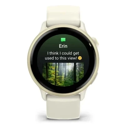Смарт-годинник Garmin vivoactive 6, Bone/Lunar Gold, GPS смарт-годинник — фото 2
