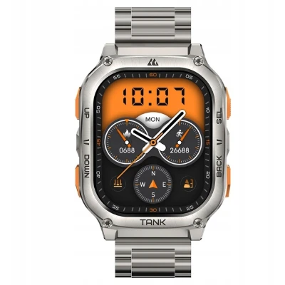Смарт-годинник KOSPET Tank M3 ULTRA SE SILVER — фото 2