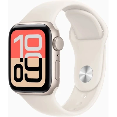 Смарт-годинник Apple Watch SE 3 GPS 40mm Starlight Aluminium Case with Starlight Sport Band - M/L (MEH54RK/A) [MEH54RKA-B]