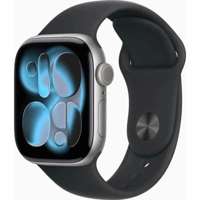 Смарт-часы Apple Watch Series 11 GPS 42mm Space Grey Aluminium Case with Black Sport Band - S/M (MEQW4RK/A) [MEQW4RKA-B]