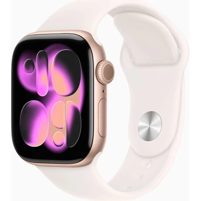 Смарт-годинник Apple Watch Series 11 GPS 42mm Rose Gold Aluminium Case with Light Blush Sport Band - S/M