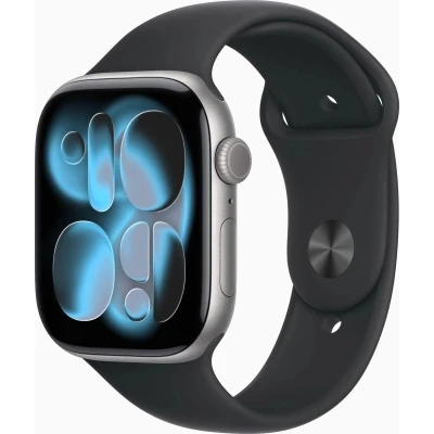 Смарт-годинник Apple Watch Series 11 GPS 46mm Space Grey Aluminium Case with Black Sport Band - M/L