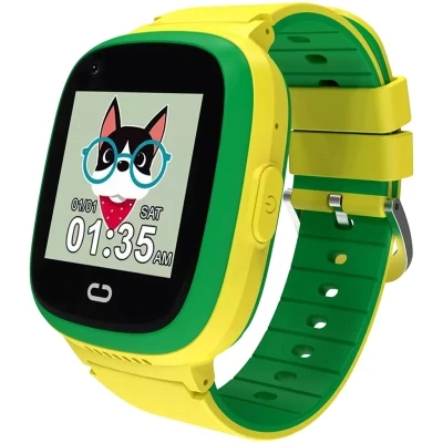 Смарт-годинник Canyon Sunny KW-48 Video 4G GPS Games Music Yellow/Green (CNE-KW48YG) [CNE-KW48YG-B]