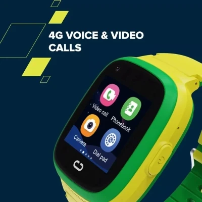 Смарт-годинник Canyon Sunny KW-48 Video 4G GPS Games Music Yellow/Green (CNE-KW48YG) [CNE-KW48YG-B] — фото 10