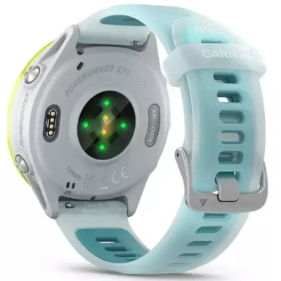 Смарт-часы Garmin Forerunner 570 - 47MM, Whitestone/Amp Yellow, GPS (010-02971-01) [010-02971-01-B] — фото 6