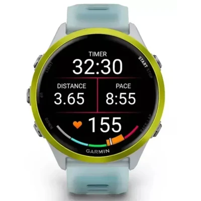 Смарт-часы Garmin Forerunner 570 - 47MM, Whitestone/Amp Yellow, GPS (010-02971-01) [010-02971-01-B] — фото 8