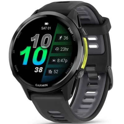 Смарт-часы Garmin Forerunner 970, Black/Amp Yellow, GPS (010-02969-10) [010-02969-10-B]