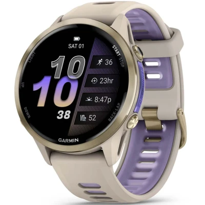 Смарт-годинник Garmin Forerunner 970, French Gray/Indigo, GPS (010-02969-12) [010-02969-12-B]