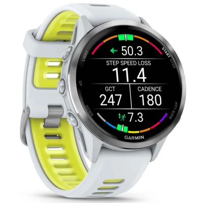 Смарт-годинник Garmin Forerunner 970, Whitestone/Amp Yellow, GPS (010-02969-11) [010-02969-11-B] — фото 3