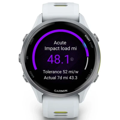 Смарт-годинник Garmin Forerunner 970, Whitestone/Amp Yellow, GPS (010-02969-11) [010-02969-11-B] — фото 7