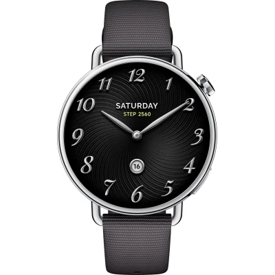 Смарт-годинник Xiaomi Watch S4 41mm Fluororubber Strap Чорний BHR07VRGL — фото 2