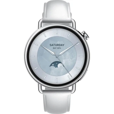 Смарт-годинник Xiaomi Watch S4 41mm Leather Strap Білий BHR07VUGL (1166774) [1166774-B] — фото 2