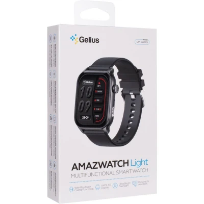 Смарт-годинник Gelius GP-SW015 Amazwatch Light Black (2099901012722) [2099901012722-B] — фото 10