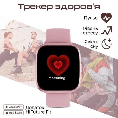 Смарт-годинник HiFuture edge pink (edge.pink) [edge.pink-B] — фото 3