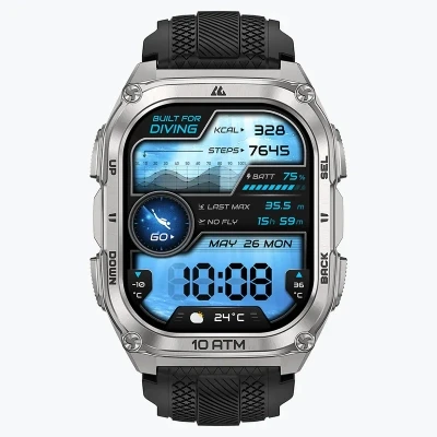 Смарт-годинник KOSPET TANK M4 SILVER — фото 2